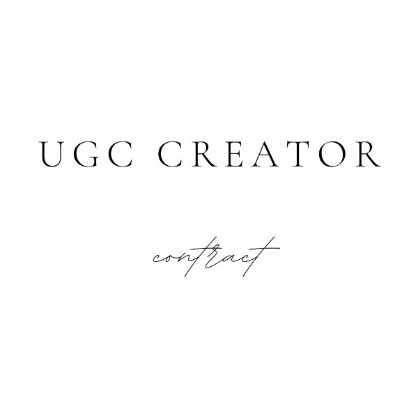 UGC Contract Template